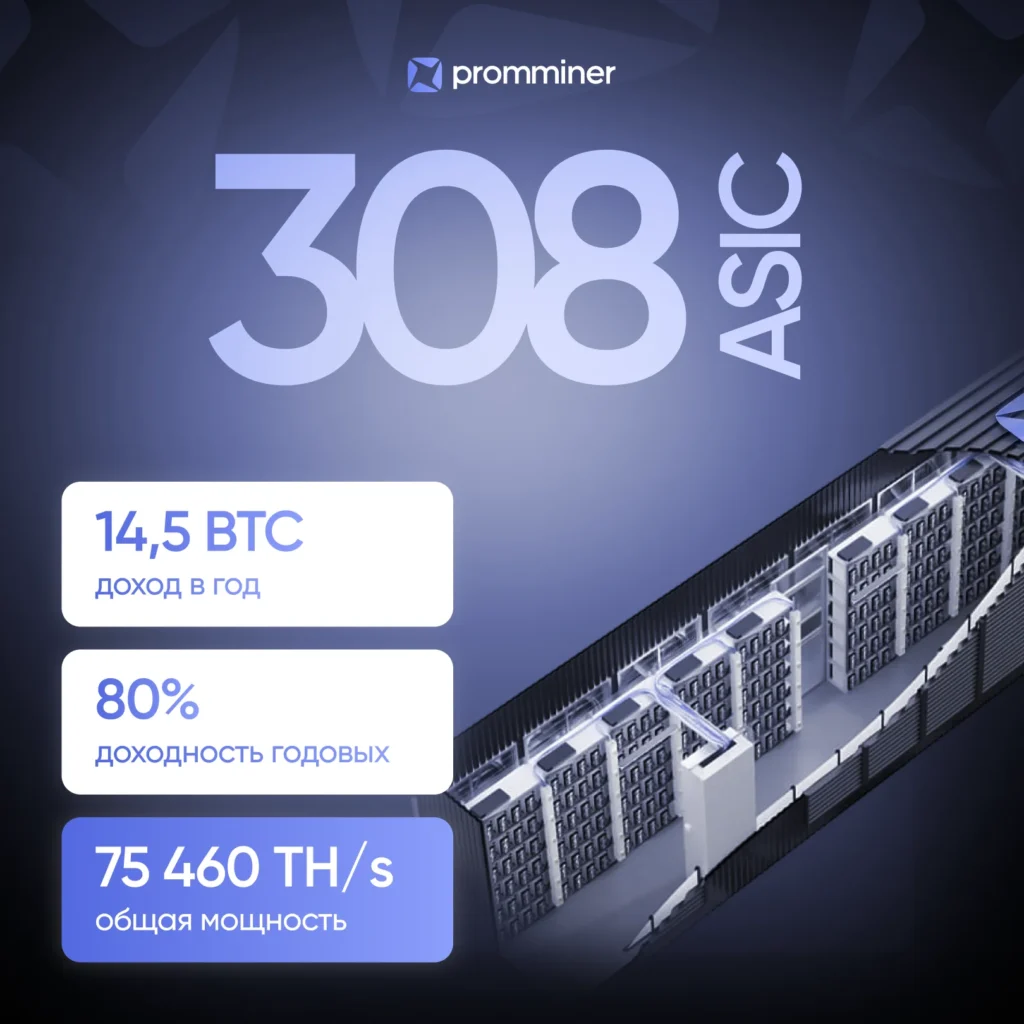 Майнинг-ферма PROMBOX на 308 мест